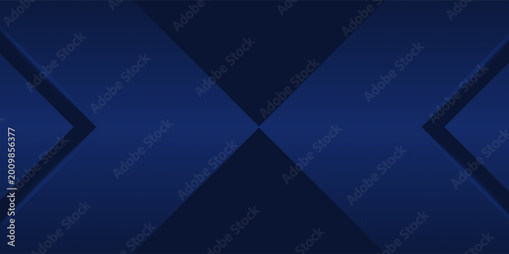 Obraz premium Symmetrical Chevron Lines Gradient Background in Dark Navy Blue with Subtle Light Blue Tones Creating a Sophisticated and Modern Geometric Pattern