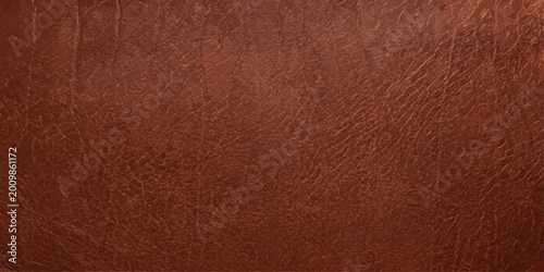 Tableau sur toile A close-up view unveils the intricate texture and rich hue of a premium leather surface