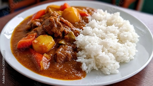 japanese beef curry with rice