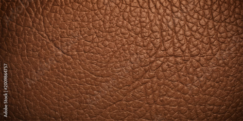 Photos Detailed texture of brown leather displaying a rugged surface, a versatile backdrop that captures the eye and lends itself to countless applications