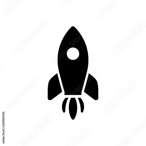 Cuadro en lienzo Bold Space Mission icon