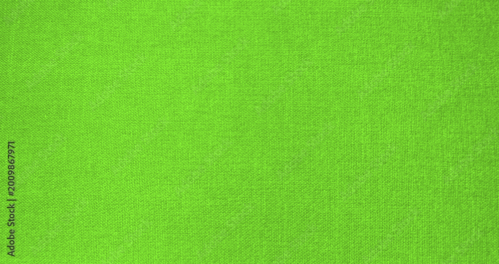 Fototapeta premium Grüne Stoffoberfläche als Hintergrund Textur