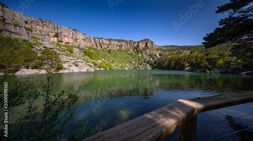 Bild auf Leinwand Glacial Lake, Laguna Negra y Circos Glaciares de Urbión Natural Park, Protected