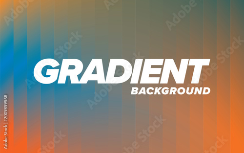 Liquid glass gradient background with typography modern UI style