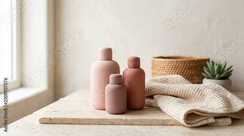 soft shape in pink tones commercial scene, clean realistic composition for stock use, clear subject focus, balanced framing, natural or studio light, detailed finish, balanced framing, marketable