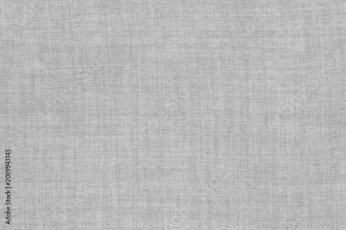Light grey fabric cloth texture background, seamless pattern of natural textile.