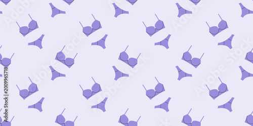 Elegant seamless lingerie pattern with minimal bra and panties silhouettes soft pastel underwear repeat design for textile print fashion branding and ecommerce packaging