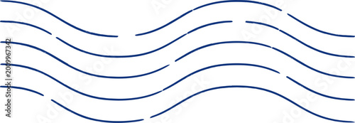 Foto Wavy lines cancelation postal mark symbol