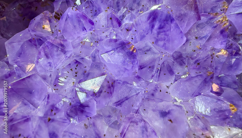 abstract purple background with amethyst close up