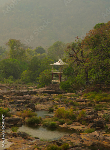 River bottom and the watch tower