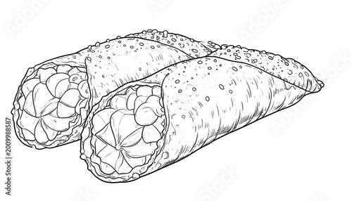 Cannoli Outline.