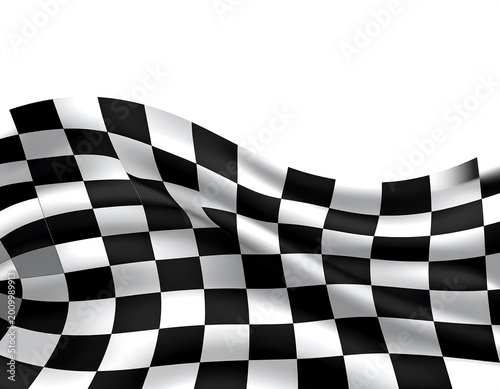 Checkered Flag Waving.
