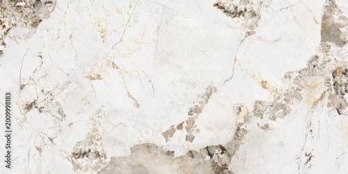 Tableau sur toile Wonderful white patagonia marble stone texture.