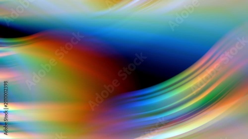 Abstract rainbow wave background. Animated RGB dispersion gradient background. Can be used as a overlay effect for your projects, video texture or background for designs, scenes, etc. 
Video in loop.