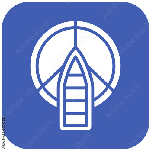 Obraz na płótnie Starboard Icon