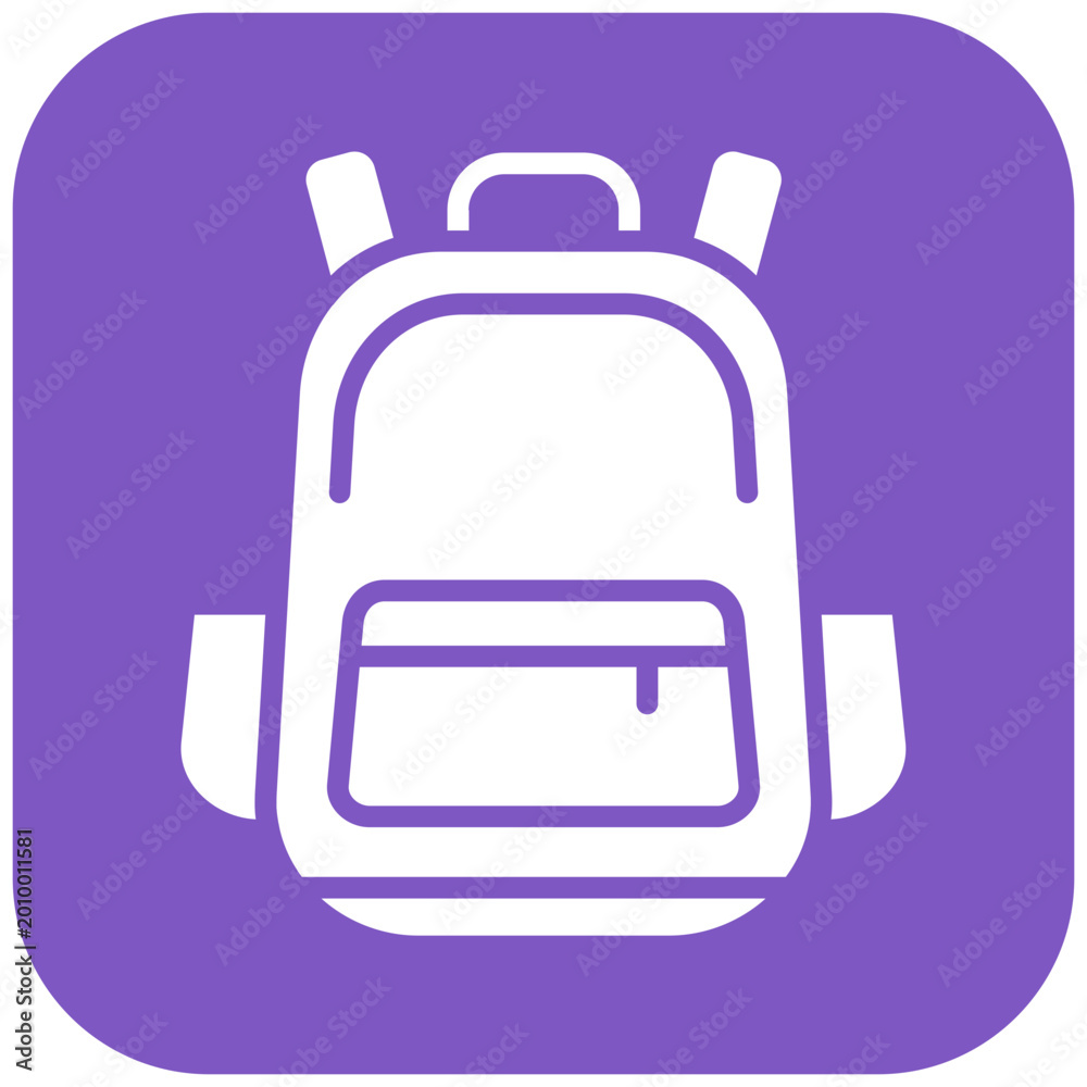 Fototapeta premium Backpack Icon