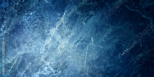 Cuadro en lienzo Abstract blue water surface texture with light motion and a wave pattern as pool