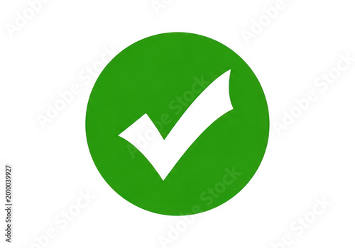 Green checkmark icon in a white circle Free Download Green checkmark icon in a white circle - GFXLoad