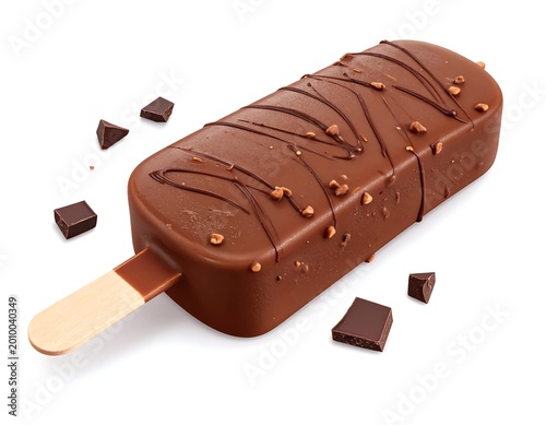 Chocolate ice cream bar.