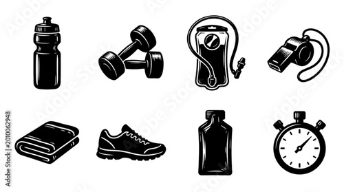 Fitness equipment and sport accessories.