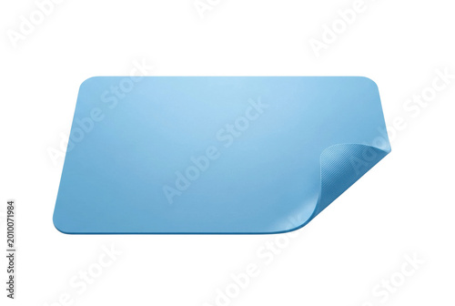 Obraz na plátně Light blue non-slip desk mat isolated