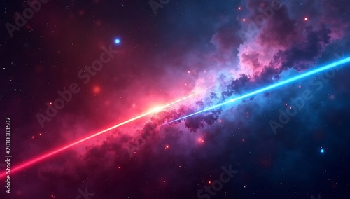 Cosmic Rays of Light Across the Universe.