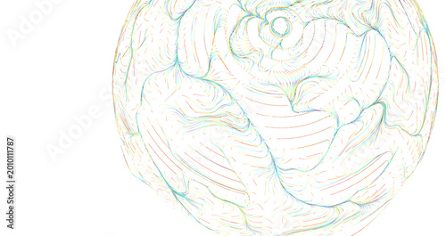 Abstract colorful lines cre...