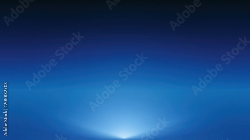 A serene gradient of deep blue fading into lighter blue at the bottom, evoking calmness and depth.