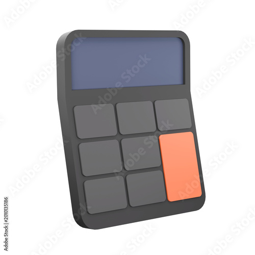 Digital Calculator: A modern, minimalist digital calculator, ideal for financial and mathematical calculations, showcasing simplicity and efficiency.