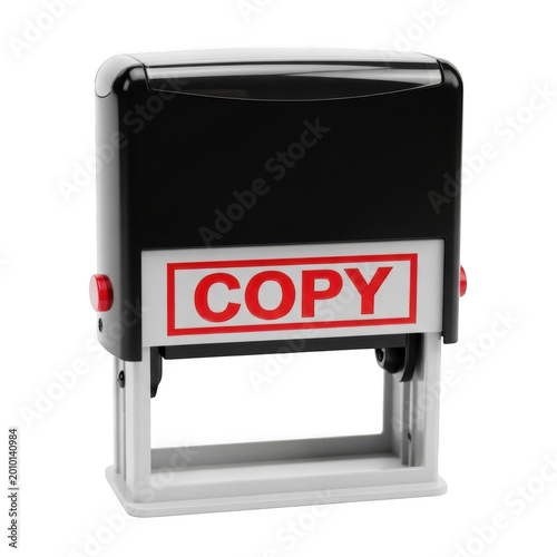 Vibrant red copy stamp for document duplication needs