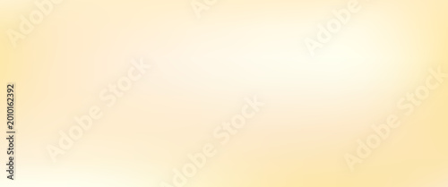 Beige light gradient background in pastel yellow and cream for beauty templates. Soft beige gradation with brown and ivory in a warm light color. Vector blend with golden cream and pale linen tones.