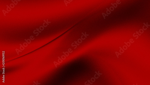 Fotografía Soft wave shapes on an abstract red gradient background full of exclusivity and premium quality