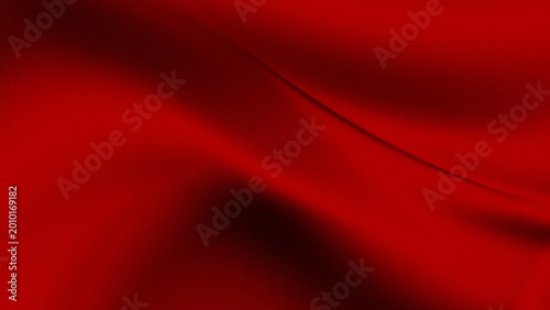 Fotografía Soft wave shapes on an abstract red gradient background full of exclusivity and premium quality
