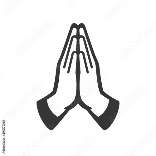 Картината върху платно Prayer hands