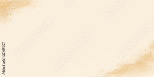 Foto Elegant watercolor washes adorn a creamy canvas, creating a serene and adaptable backdrop