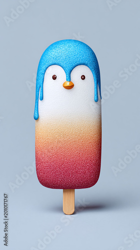 Delightful Penguin Ice Cream Treat: A Colorful and Playful Dessert Experience Perfect for Summer Celebrations and Sweet Indulgences