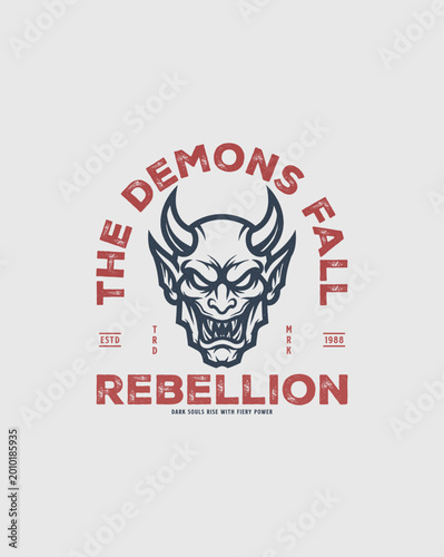 Free Download The Demons Fall Rebellion Devil Head Graphic. - GFXLoad