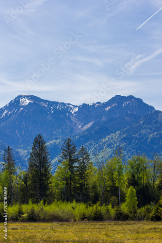 mountain landscape in the alps
