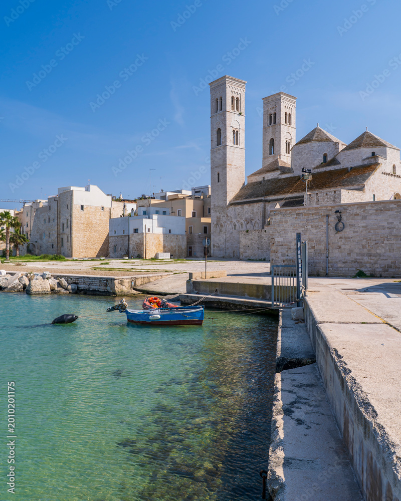 Fototapeta premium The Molfetta Town view in Puglia Region of Italy