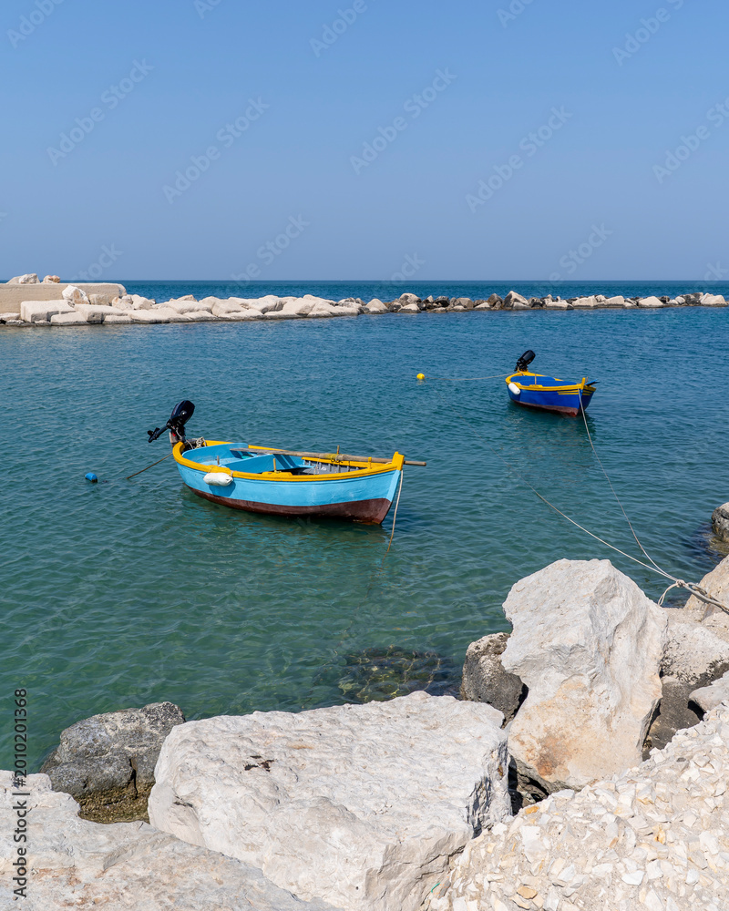 Fototapeta premium The Molfetta Town view in Puglia Region of Italy