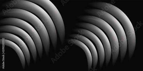 Tableau sur toile sensor waves set icon on grid transparent, ripple white color, sound wave light