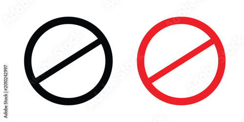 Forbidden icon vector pack in black color. Editable icons. Free Download Forbidden icon vector pack in black color. Editable icons. - GFXLoad