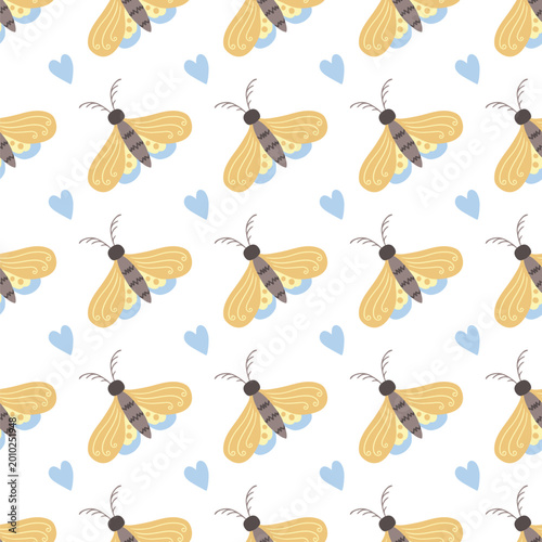 Seamless pattern. Spring print perfect for children's textile design, decor