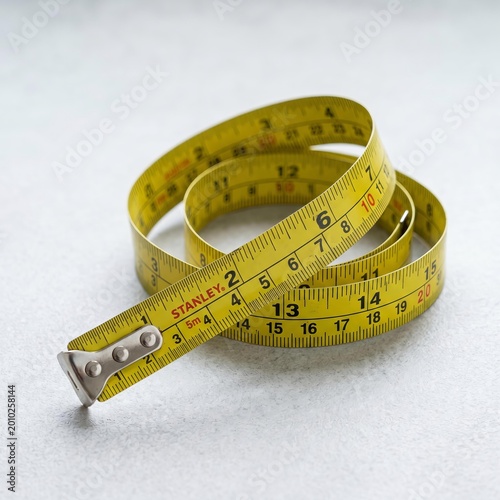 tape measure isolated on white