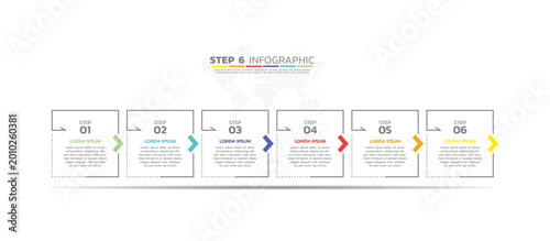 Presentation business abstract background infographic template colorful