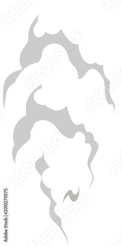 smoke white illustration decoration icon