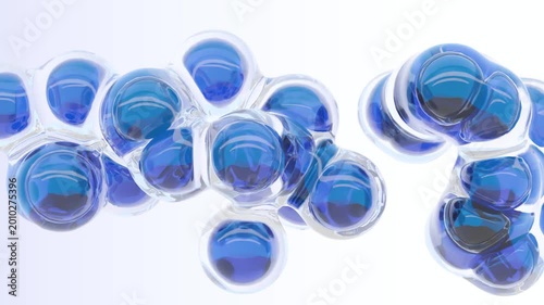 cellulare in movimento, animazione sfodno astratto rendering 3d