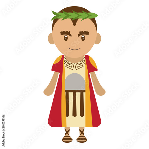 Bild auf Leinwand Pontius pilate character illustration