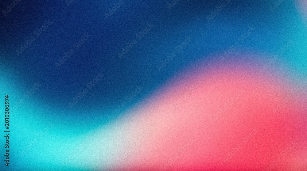 Fototapeta premium Abstract background with vibrant gradient colors, soft light, and grainy texture for modern digital design