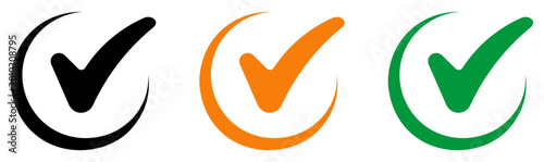 Foto Check vector icons se